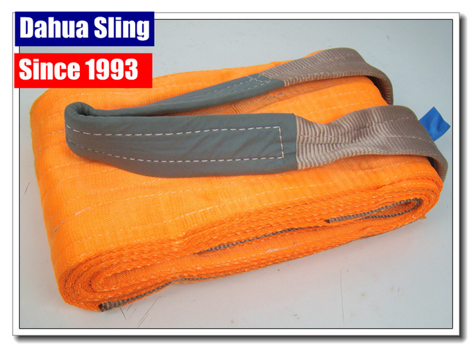Durable Synthetic Lifting Slings Eye And Eye , 12 Ton Cargo Lifting Slings 1