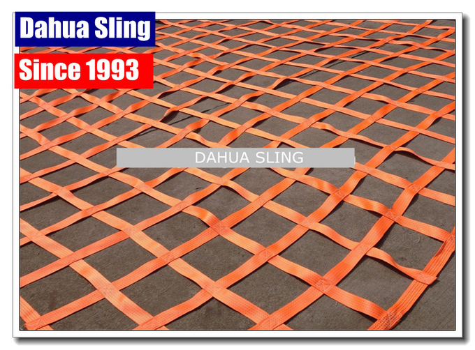 Buckled Truck / Jeep / Car Cargo Net , 25 X 25cm Mesh Luggage Cargo Net 0