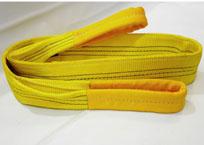 Purple 1 Inch Synthetic Web Slings , 1 Ton Crane Rigging Slings With Flat Folded Eye 2