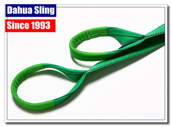 EN 1492 Standard Eye To Eye Sling , 1 Meter Polyester Webbing Slings OEM Avaliable 0
