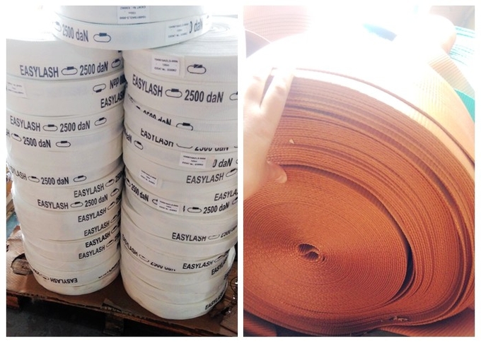 1" 3200 LBS Polyester Webbing 25mm , Heavy Duty Web Slings For Lifting 0