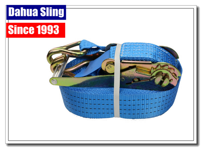 Black / Silver Ratchet Strap Hooks C / W Hook For Keeper Lashing Strap 3