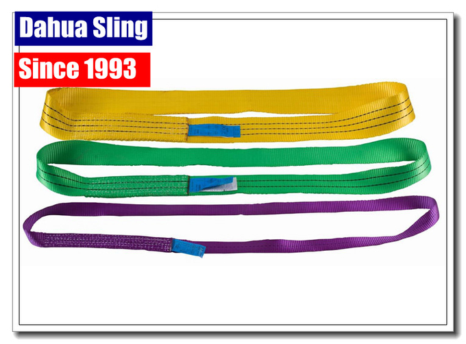 Eye And Eye 2 Ton Lifting Straps , Engine Lifting Straps 3000KG Working Load 2