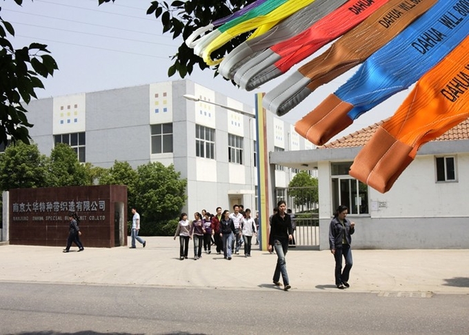 High Tensile Polyester Flat Lifting Sling Rigging Lifting Strap With Safety Factor 6:1 8