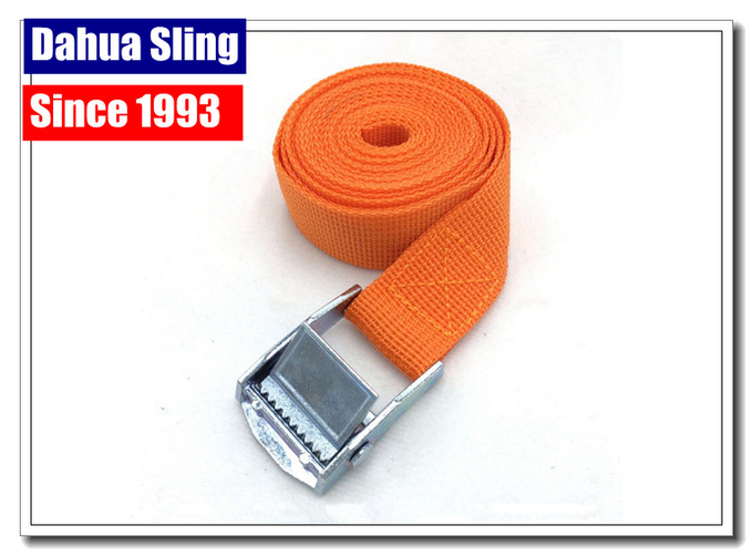 Lightweight Cam Buckle Straps Cargo Lashing Belt 350kgs Breaking Strength 0
