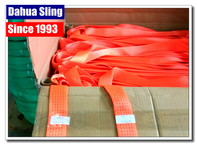 Yellow Wire Hook Truck Winch Straps , Vehicle Recovery Strap Lightweight 3