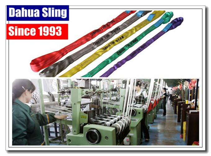 Grey Polyester Round Slings Endless Type , One Way Soft Round Sling High Strength 0