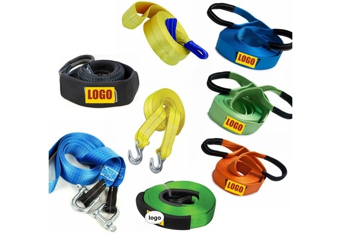 Static Tractor Supply Tow Strap Vehicle Recovery Tools Non - Stretch Type 0