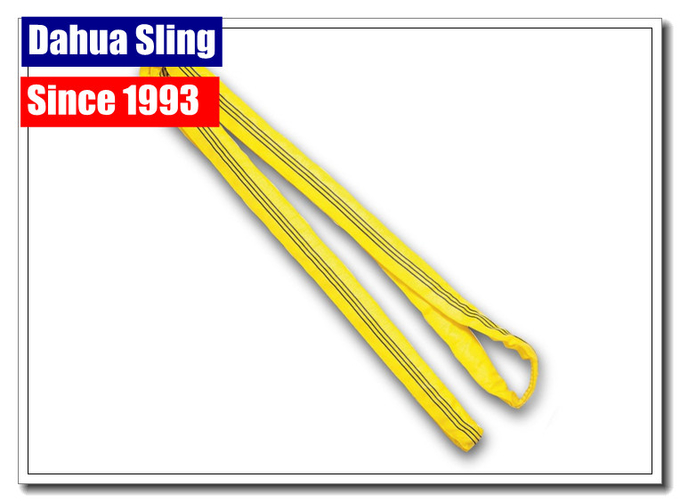 Multi Colored Endless Round Slings 200lb Vertical Capacity Abrasion Resistant 0