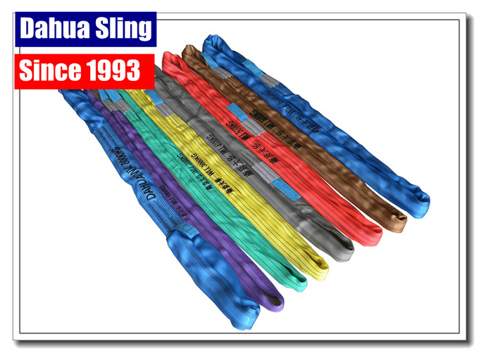 12000KG WLL Seamless Endless Round Slings For Large Objects UV Resistant 3