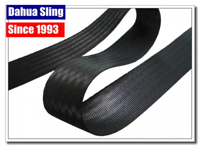 Lightweight Polyester Sling Webbing Roll , Blue Bulk Strap Webbing Multifunctional 0